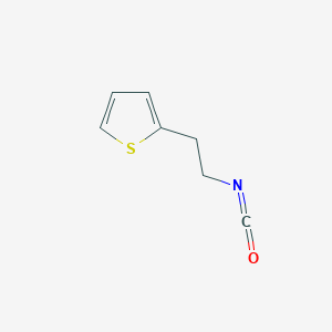 molecular formula C7H7NOS B1304020 2-(2-Isocyanatoethyl)thiophene CAS No. 58749-51-2