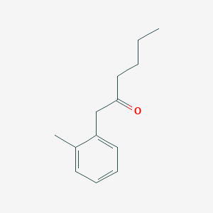 molecular formula C13H18O B13040211 1-(2-Methylphenyl)hexan-2-one 