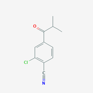 2-Chloro-4-isobutyrylbenzonitrile