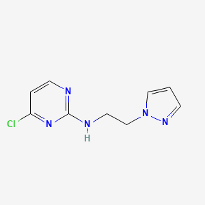 N-(2-(1H-Pyrazol-1-YL)ethyl)-4-chloropyrimidin-2-amine