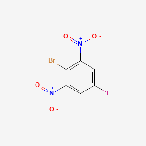 molecular formula C6H2BrFN2O4 B13040241 2-Bromo-5-fluoro-1,3-dinitrobenzene 