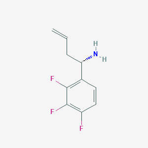 (1S)-1-(2,3,4-Trifluorophenyl)but-3-EN-1-amine