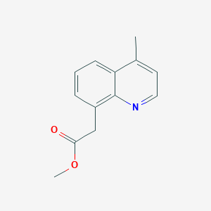 Methyl2-(4-methylquinolin-8-yl)acetate