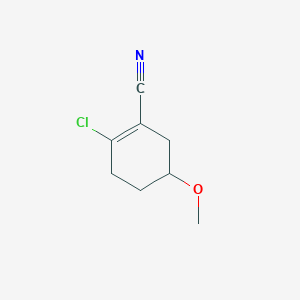 2-Chloro-5-methoxycyclohex-1-ene-1-carbonitrile