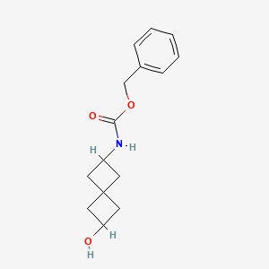 molecular formula C15H19NO3 B13040340 Benzyl (6-hydroxyspiro[3.3]heptan-2-YL)carbamate 