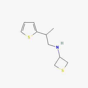 N-(2-(Thiophen-2-yl)propyl)thietan-3-amine