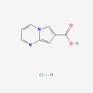 Pyrrolo[1,2-a]pyrimidine-7-carboxylic acid hydrochloride