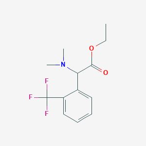 Ethyl 2-(dimethylamino)-2-(2-(trifluoromethyl)phenyl)acetate