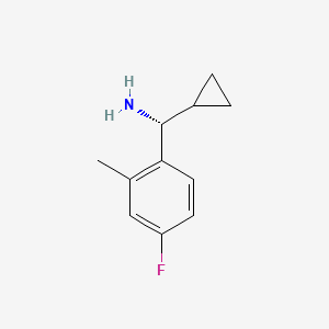 (R)-cyclopropyl(4-fluoro-2-methylphenyl)methanamine