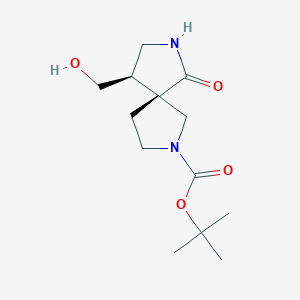 Racemic-(5R,9R)-Tert-Butyl 9-(Hydroxymethyl)-6-Oxo-2,7-Diazaspiro[4.4]Nonane-2-Carboxylate