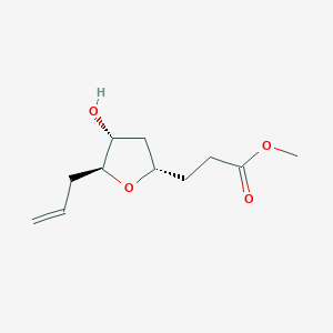 Methyl 3-((2S,4R,5S)-5-allyl-4-hydroxytetrahydrofuran-2-YL)propanoate