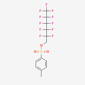 molecular formula C13H9F11O3S B1304043 1h,1h-全氟己基对甲苯磺酸盐 CAS No. 355-77-1