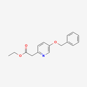 Ethyl 2-(5-(benzyloxy)pyridin-2-YL)acetate