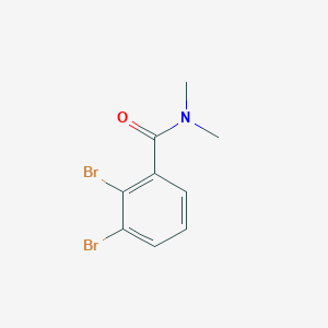 molecular formula C9H9Br2NO B13040450 2,3-Dibromo-N,N-dimethylbenzamide 