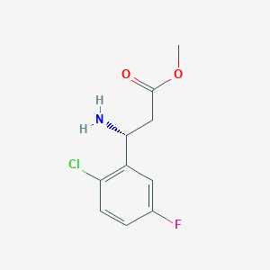 Methyl(R)-3-amino-3-(2-chloro-5-fluorophenyl)propanoatehcl