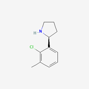 (S)-2-(2-Chloro-3-methylphenyl)pyrrolidine