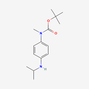 Tert-butyl 4-(isopropylamino)phenyl(methyl)carbamate