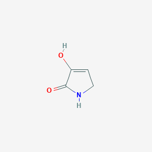 molecular formula C4H5NO2 B13040525 3-Hydroxy-1H-pyrrol-2(5H)-one 