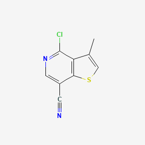 4-Chloro-3-methylthieno[3,2-c]pyridine-7-carbonitrile