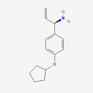 (1R)-1-(4-Cyclopentyloxyphenyl)prop-2-enylamine