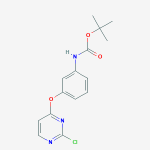 tert-Butyl (3-((2-chloropyrimidin-4-yl)oxy)phenyl)carbamate