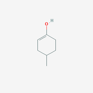 molecular formula C7H12O B13040627 4-Methylcyclohex-1-EN-1-OL 