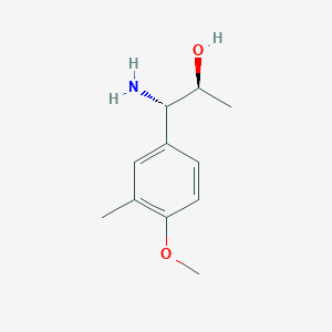 (1S,2S)-1-Amino-1-(4-methoxy-3-methylphenyl)propan-2-OL