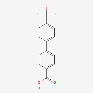 molecular formula C14H9F3O2 B1304076 4'-三氟甲基联苯-4-甲酸 CAS No. 195457-71-7