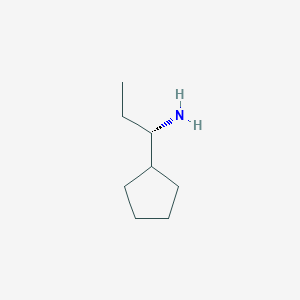 (1S)-1-cyclopentylpropan-1-amine