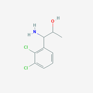 1-Amino-1-(2,3-dichlorophenyl)propan-2-OL