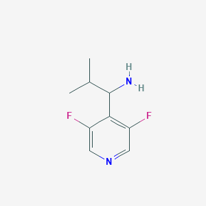 1-(3,5-Difluoropyridin-4-YL)-2-methylpropan-1-amine2hcl