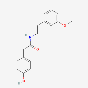 2-(4-Hydroxyphenyl)-N-(3-methoxyphenethyl)acetamide