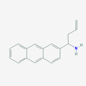 1-(2-Anthryl)but-3-enylamine