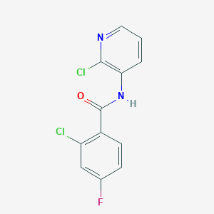 2-chloro-N-(2-chloropyridin-3-yl)-4-fluorobenzamide