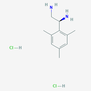 (1S)-1-(2,4,6-Trimethylphenyl)ethane-1,2-diamine 2hcl