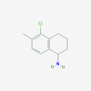 5-Chloro-6-methyl-1,2,3,4-tetrahydronaphthalen-1-amine