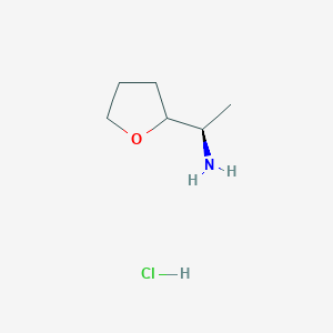 (1R)-1-(Tetrahydrofuran-2-YL)ethan-1-amine hcl