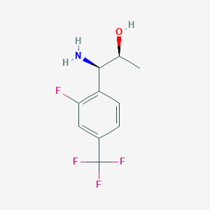 (1R,2S)-1-Amino-1-[2-fluoro-4-(trifluoromethyl)phenyl]propan-2-OL