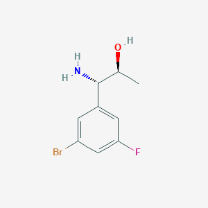 (1S,2S)-1-Amino-1-(3-bromo-5-fluorophenyl)propan-2-OL