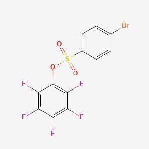 molecular formula C12H4BrF5O3S B1304114 2,3,4,5,6-Pentafluorophenyl 4-bromobenzenesulfonate CAS No. 848649-38-7