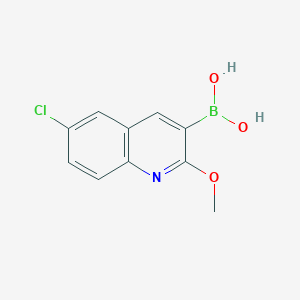 (6-Chloro-2-methoxyquinolin-3-yl)boronic acid