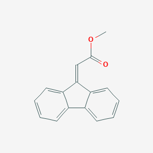 molecular formula C16H12O2 B130412 Methyl 9-fluorenylideneacetate CAS No. 146967-87-5