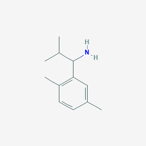 1-(2,5-Dimethylphenyl)-2-methylpropan-1-amine