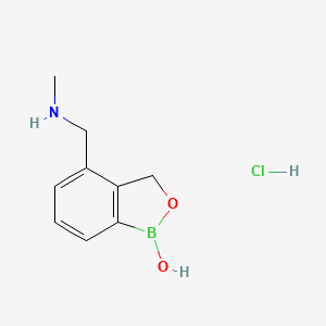 4-((Methylamino)methyl)benzo[C][1,2]oxaborol-1(3H)-OL hcl