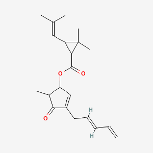 5-Methyl-4-oxo-3-(2,4-pentadien-1-yl)-2-cyclopenten-1-yl 2,2-dimethyl-3-(2-methyl-1-propen-1-yl)cyclopropanecarboxylate