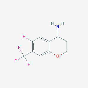 6-Fluoro-7-(trifluoromethyl)chroman-4-amine