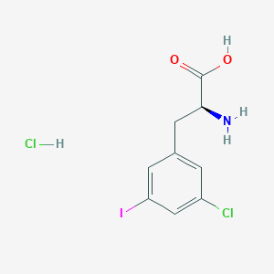 (S)-2-Amino-3-(3-chloro-5-iodophenyl)propanoic acid hcl