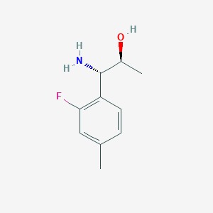 (1S,2S)-1-Amino-1-(2-fluoro-4-methylphenyl)propan-2-OL