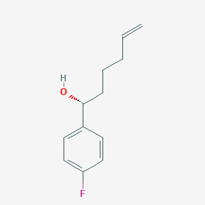 (R)-1-(4-Fluorophenyl)hex-5-EN-1-OL