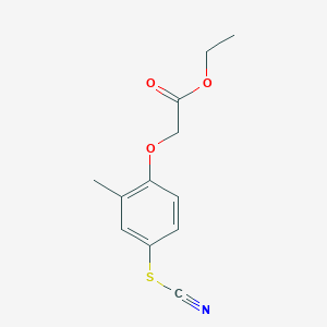 Ethyl 2-(2-methyl-4-thiocyanatophenoxy)acetate